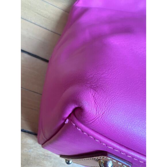 Dooney & Bourke McKenzie Bubblegum Pink Large Hobo Bag Purse Handbag - Picture 7 of 12